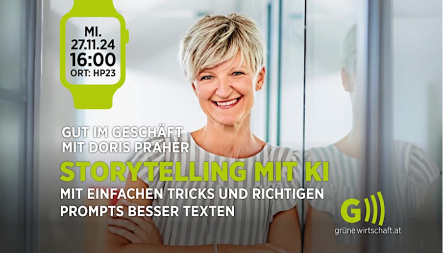 Gut im Geschäft: Storytelling mit KI