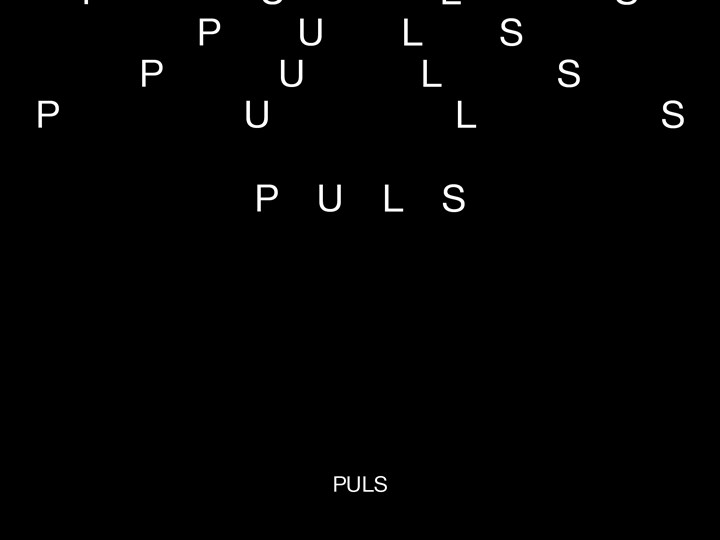 PULS - Audio-visual installation by Daniel Haas