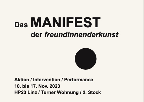 DAS MANIFEST derfreundinnenderkunst