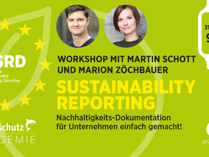 WORKSHOP: NACHHALTIGKEITS-DOKUMENTATION FÜR UNTERNEHMEN EINFACH GEMACHT!