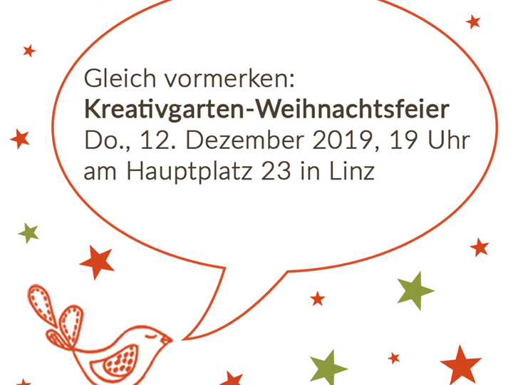 Kreativgarten-Weihnachtsfeier