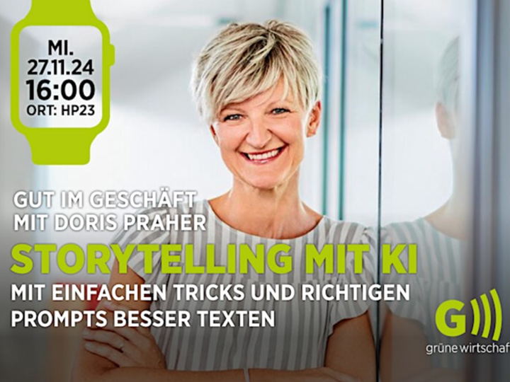 Gut im Geschäft: Storytelling mit KI