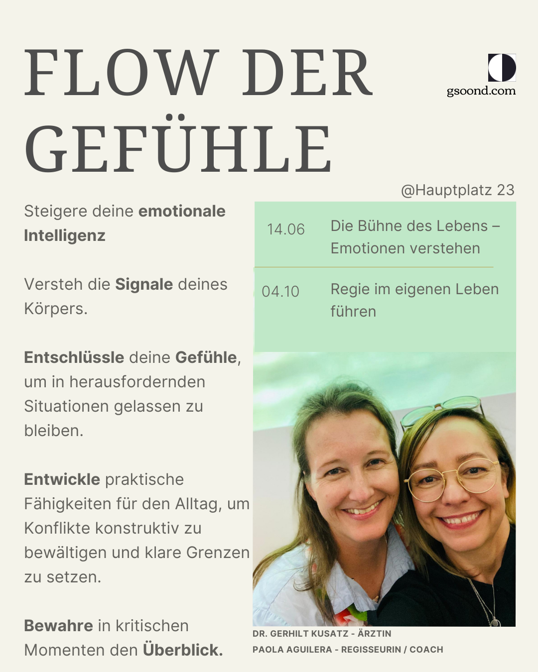 Workshop: Flow der Gefühle